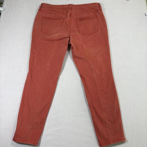 Universal Thread womens jeans 14 32R red mid rise skinny button fly Y2K - Picture 14 of 16